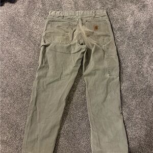 Carhartt Olive Cargo Pants